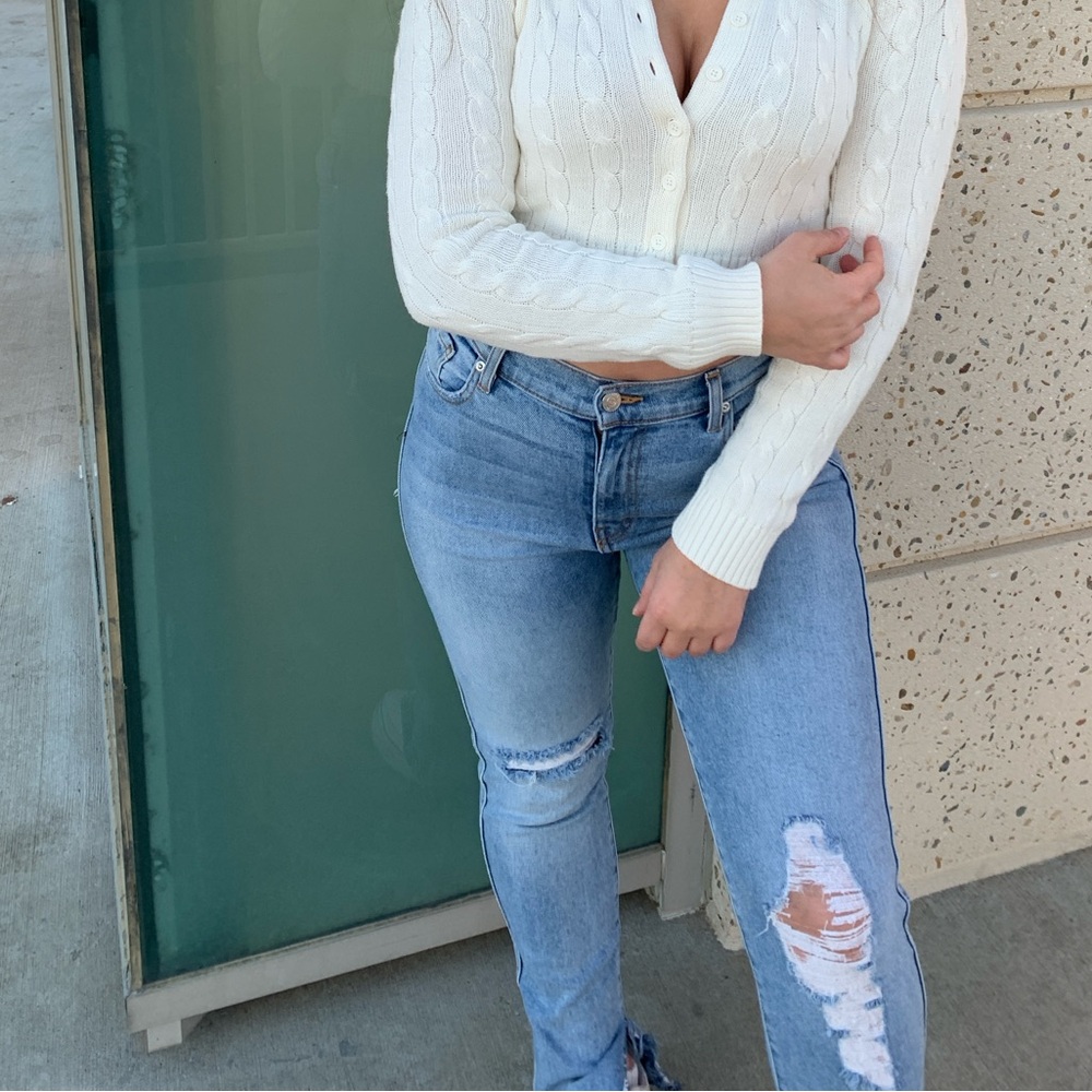 revive denim butt rip jeans (flawed)